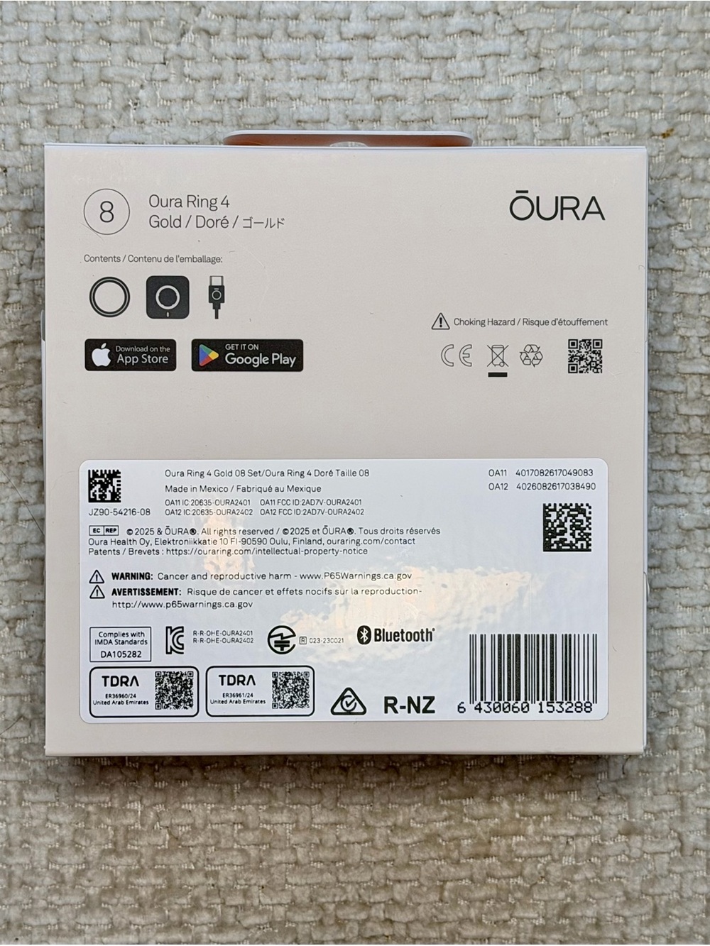 Oura Gold and Silver Ring 4 (Brand: Oura) - Picture 3 of 9
